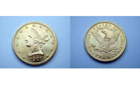 Stati Uniti, 10 Dollari 1901 (Liberty) FDC